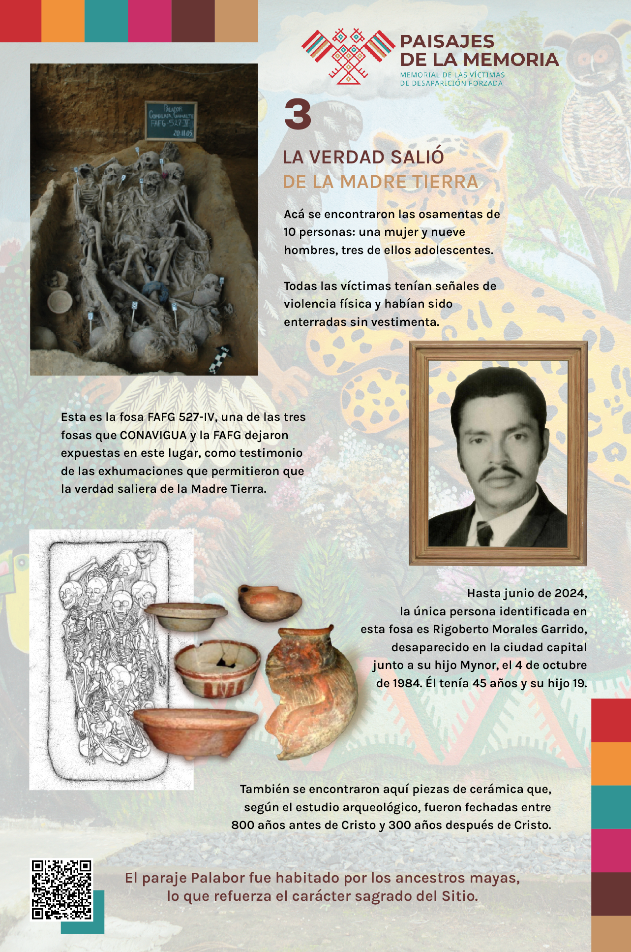 Cartel 3: Exhumaciones - Fosa FAFG 527-IV