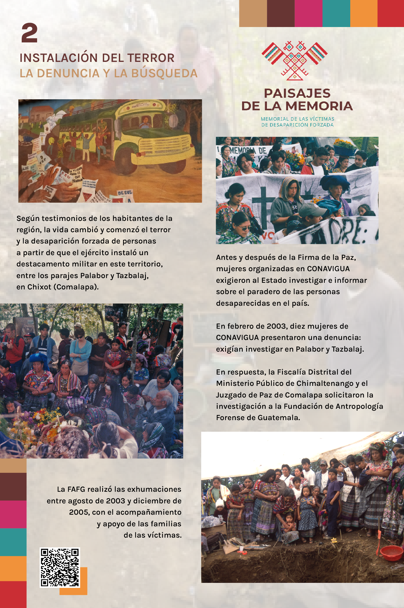 Cartel 2: Instalación del terror: la denuncia y la búsqueda